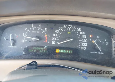 2001 Buick Park Avenue из США, поврежденный, VIN 1G4CW54K714257361